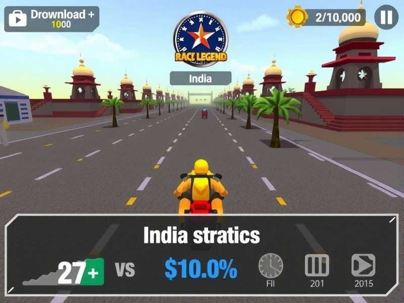 Tempo Race Legend download statistics chart for India